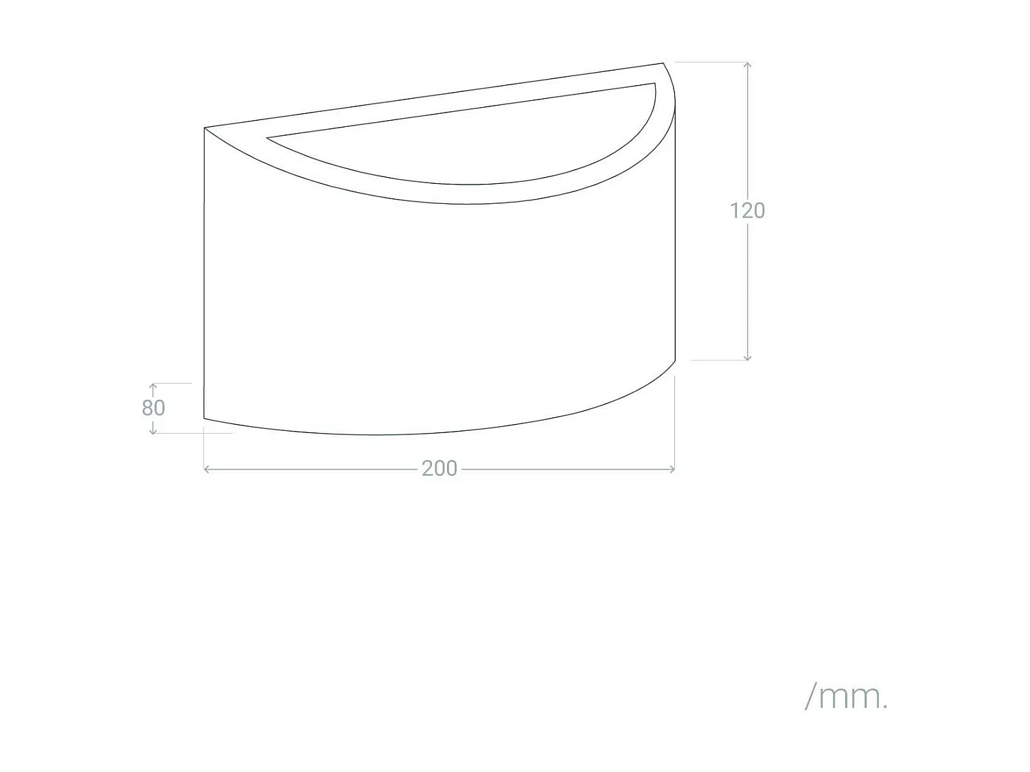 Applique Murale Plâtre Fosty  Blanc