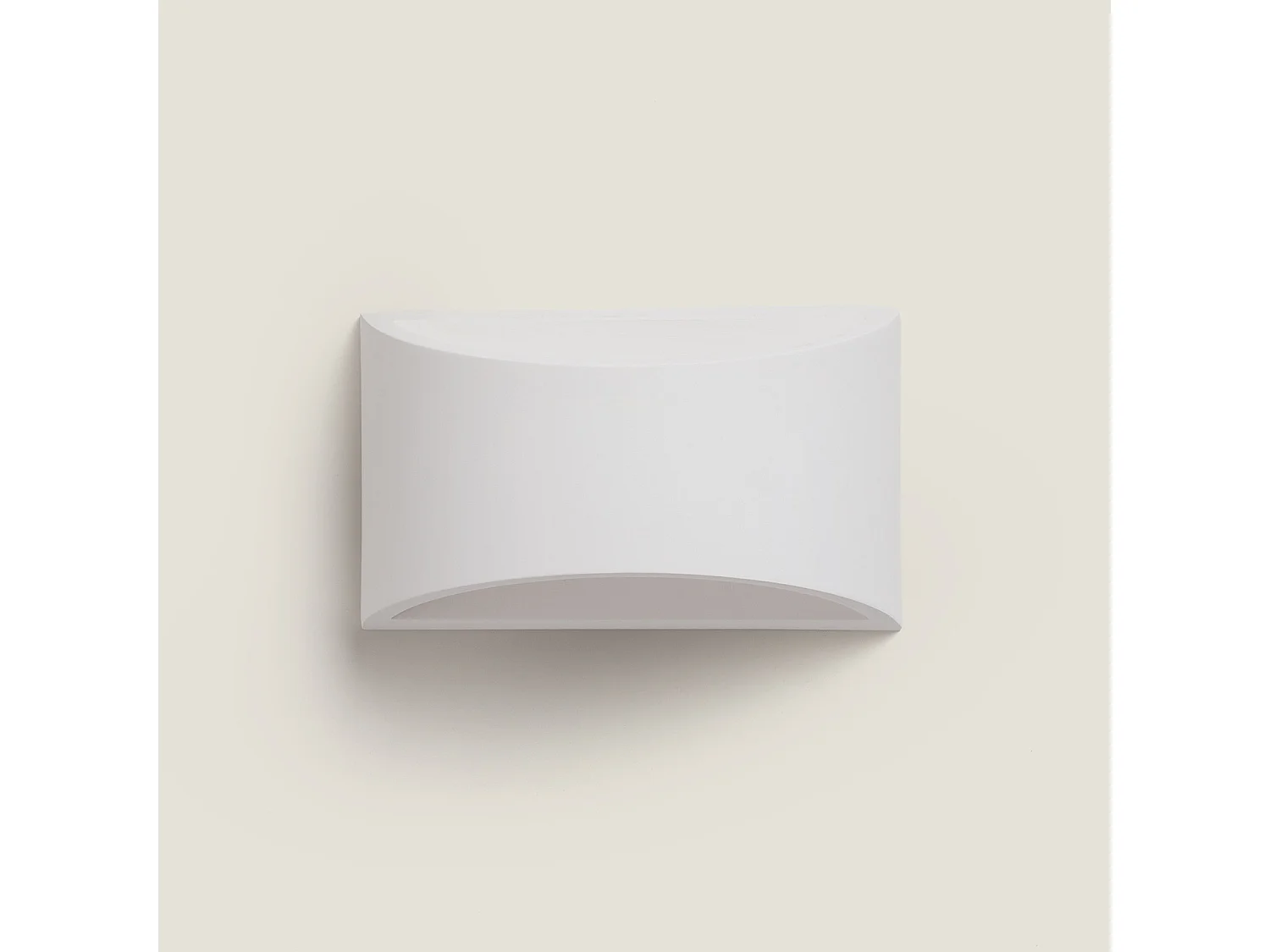 Applique da Parete in Gesso Fosty Bianco