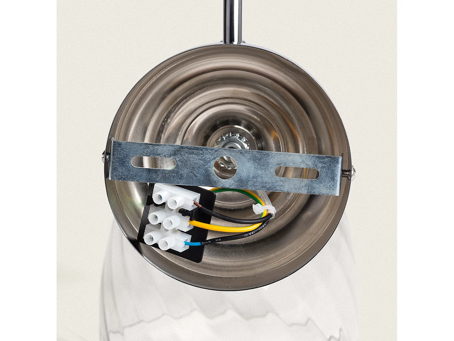 Applique Murale Métal et Verre Kutja Argent