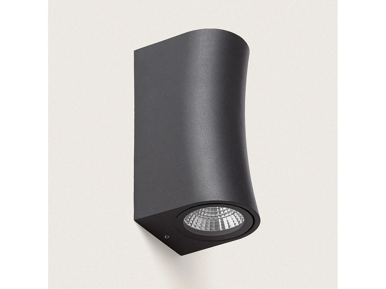 Applique Murale Extérieure LED 6W Aluminium en Saillie Hallek Noir