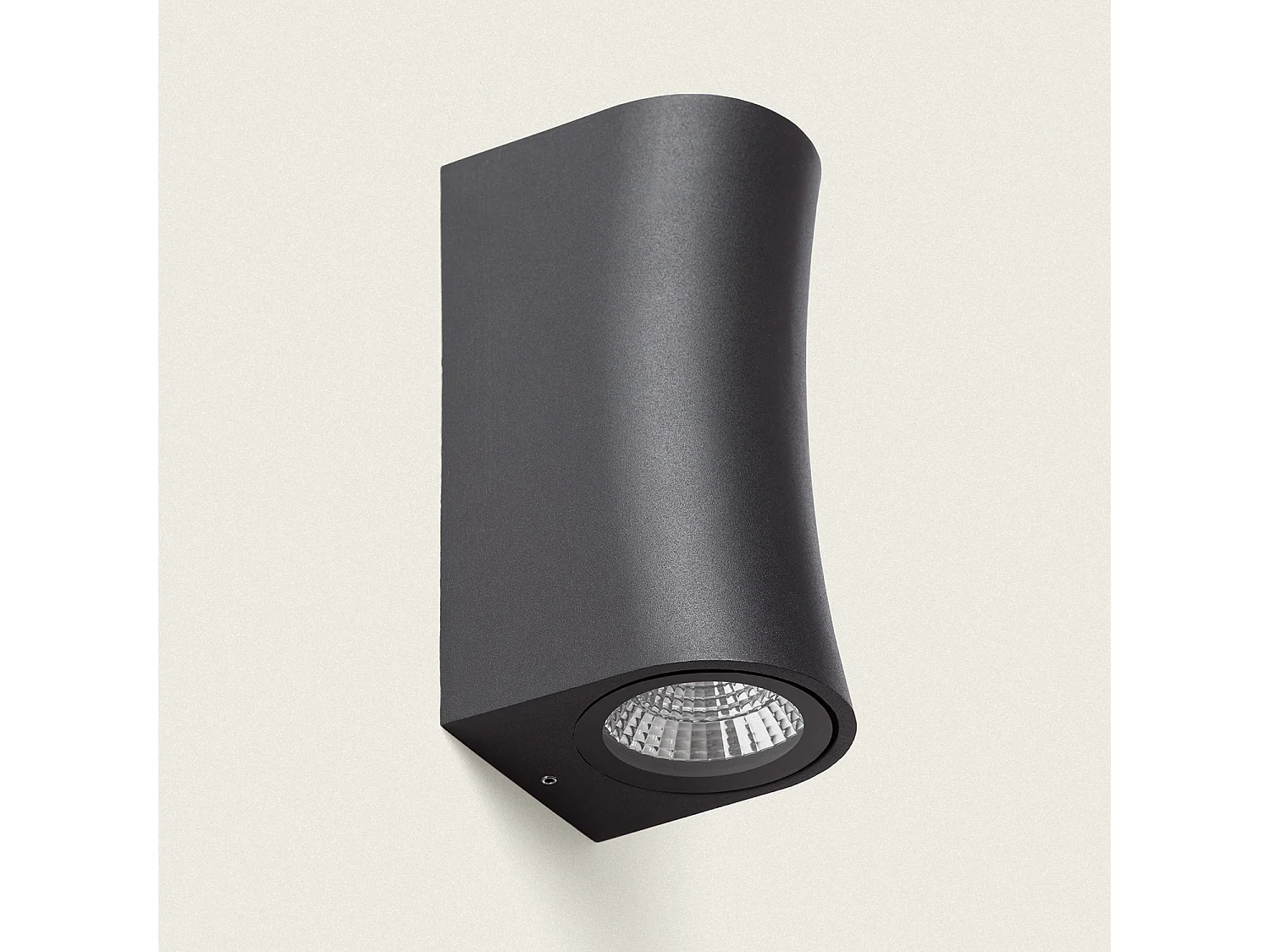 Applique Murale Extérieure LED 6W Aluminium en Saillie Hallek Noir