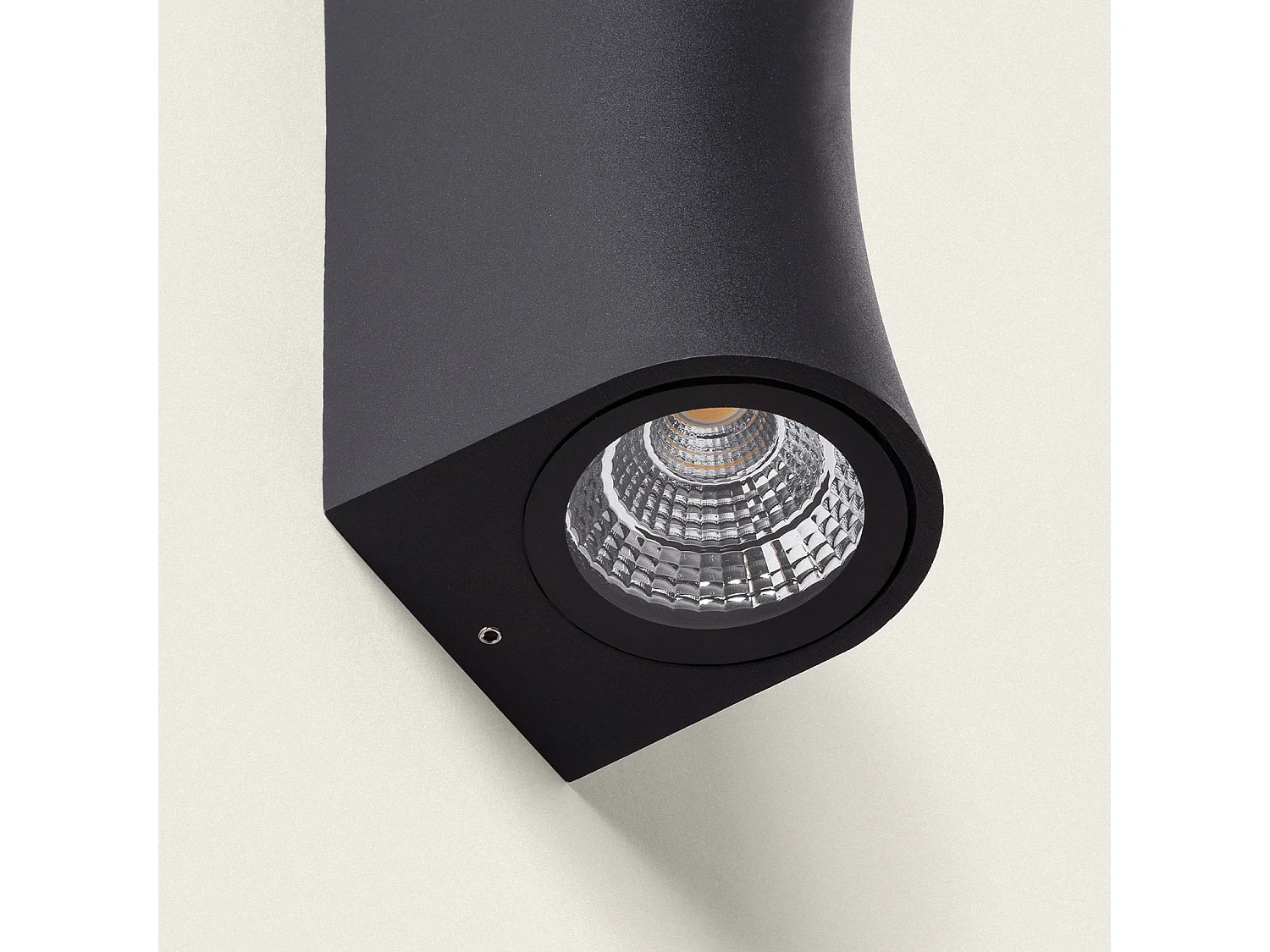 Applique Murale Extérieure LED 6W Aluminium en Saillie Hallek Noir