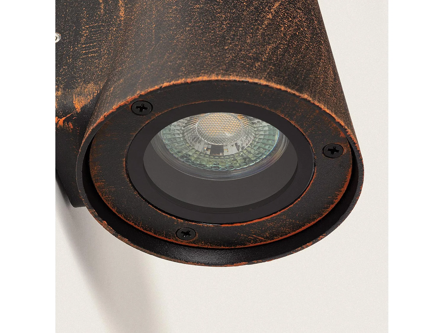 Aplique de Pared Exterior Aluminio Darjan Oroco II Wengué