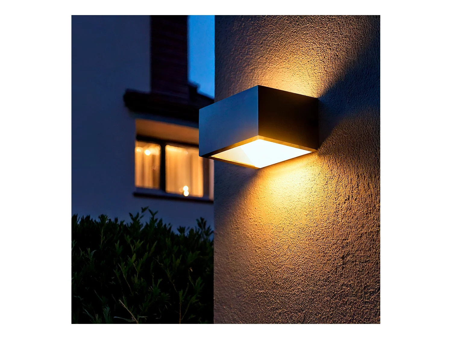 Applique da Parete per Esterno LED 9W Alluminio Doppia Luce CCT Selezionabile Sheffield Antracite