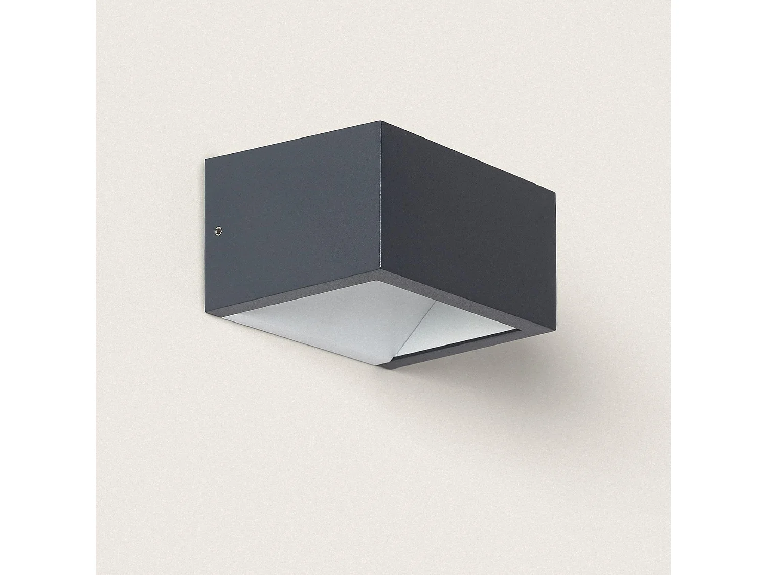 Aplique de Pared Exterior LED 9W Aluminio Iluminación Doble Cara CCT Seleccionable Sheffield Antracita