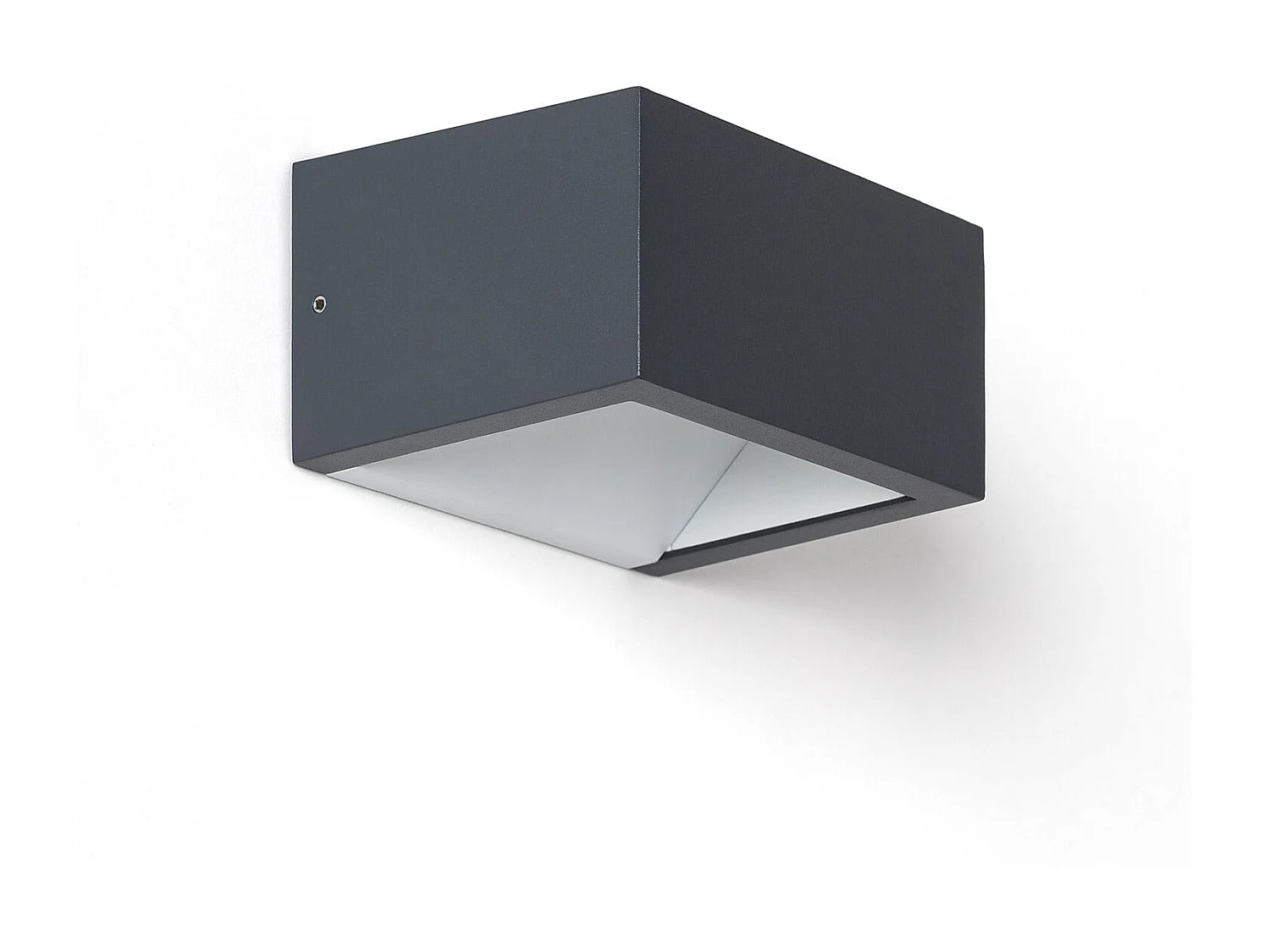 Aplique de Pared Exterior LED 9W Aluminio Iluminación Doble Cara CCT Seleccionable Sheffield Antracita