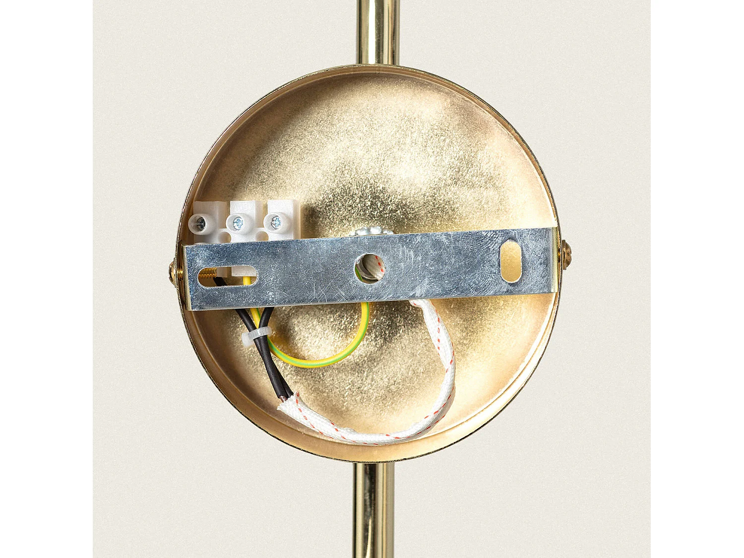 Lampe Murale Métal et Verre Baudelaire  Vert