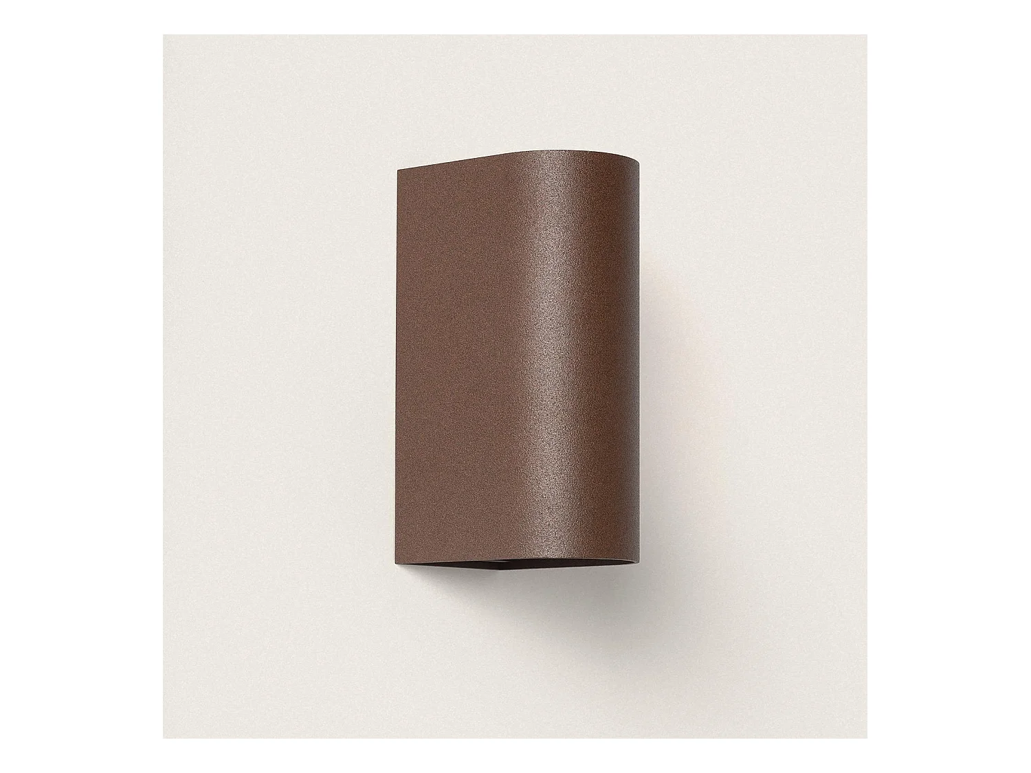 Aplique de Pared Exterior LED 10W Aluminio Iluminación Doble Cara CCT Seleccionable Denny Round Large Antracita