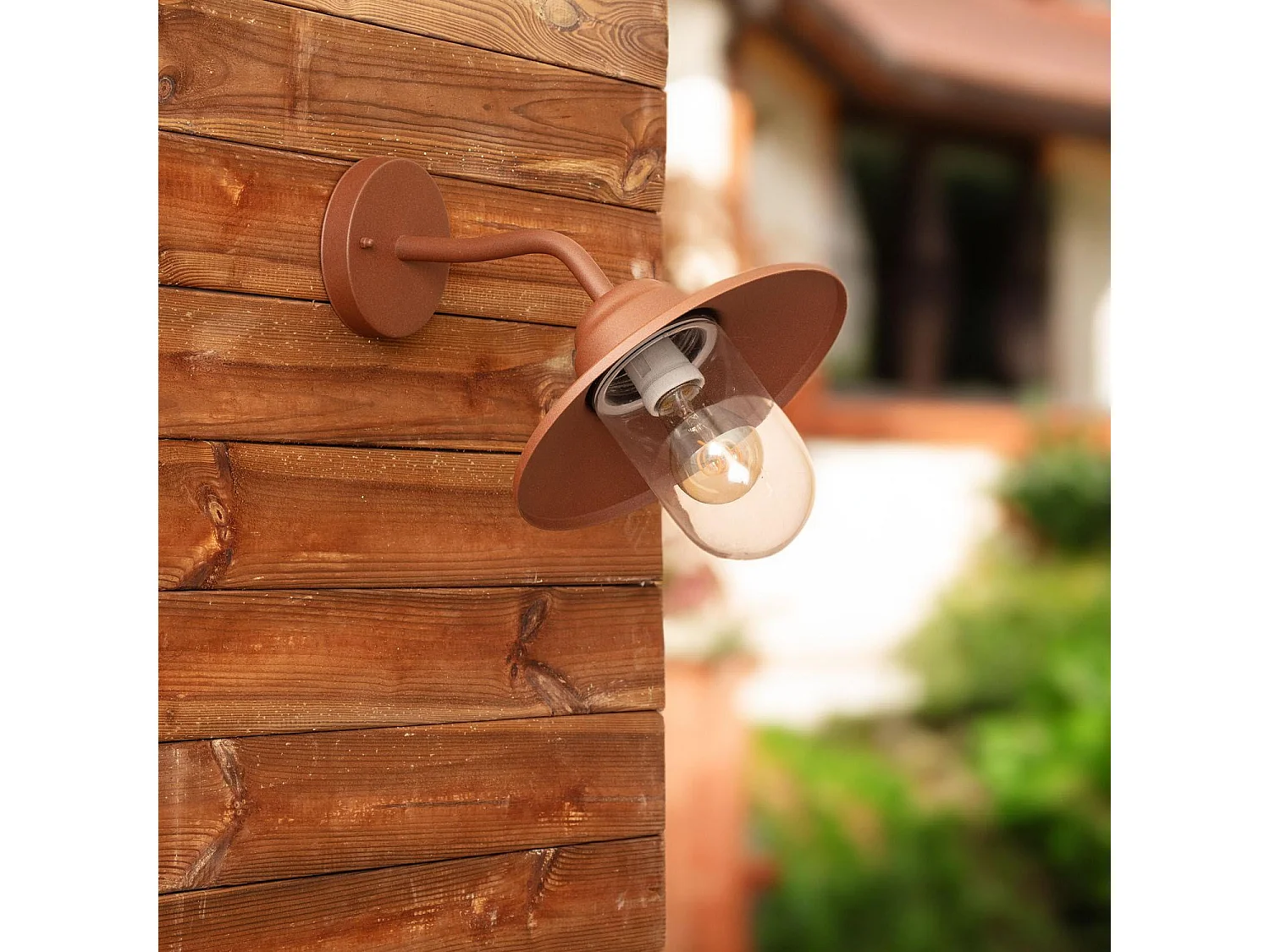 Lampe Murale Métal Perth Rouille