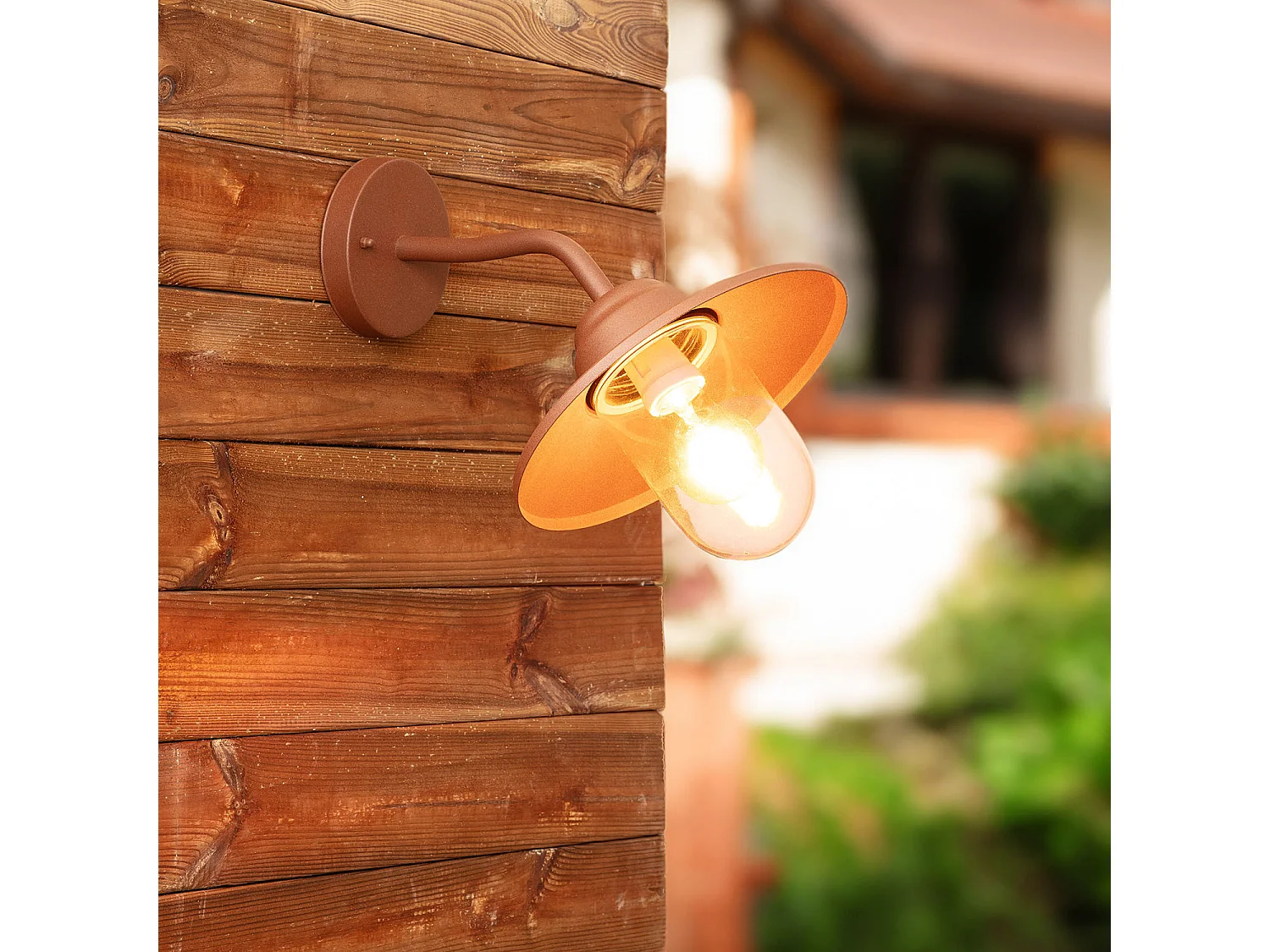 Lampe Murale Métal Perth Rouille