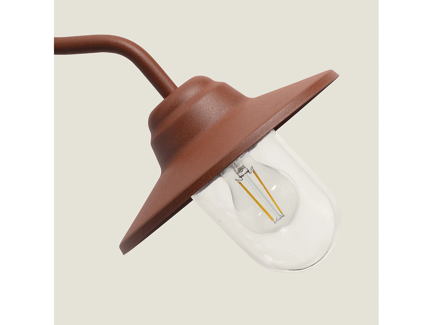 Lampe Murale Métal Perth Rouille