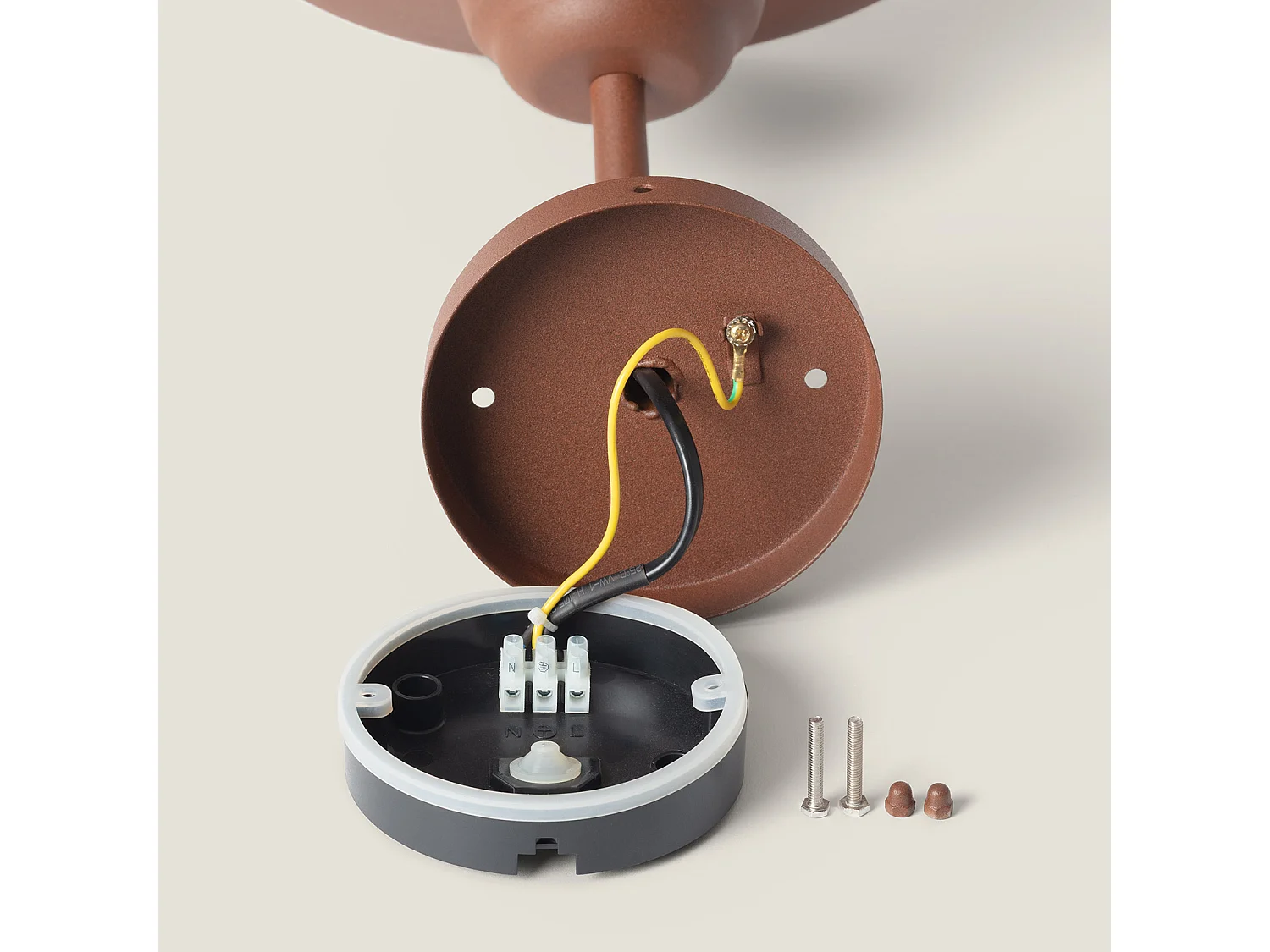 Lampe Murale Métal Perth Rouille