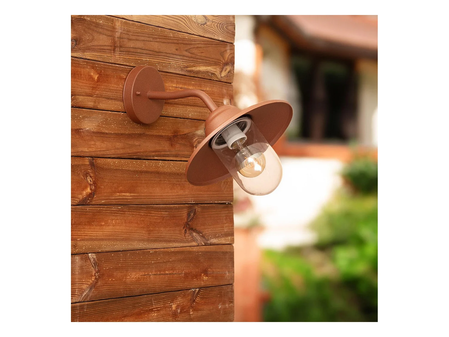 Lampe Murale Métal Perth Rouille
