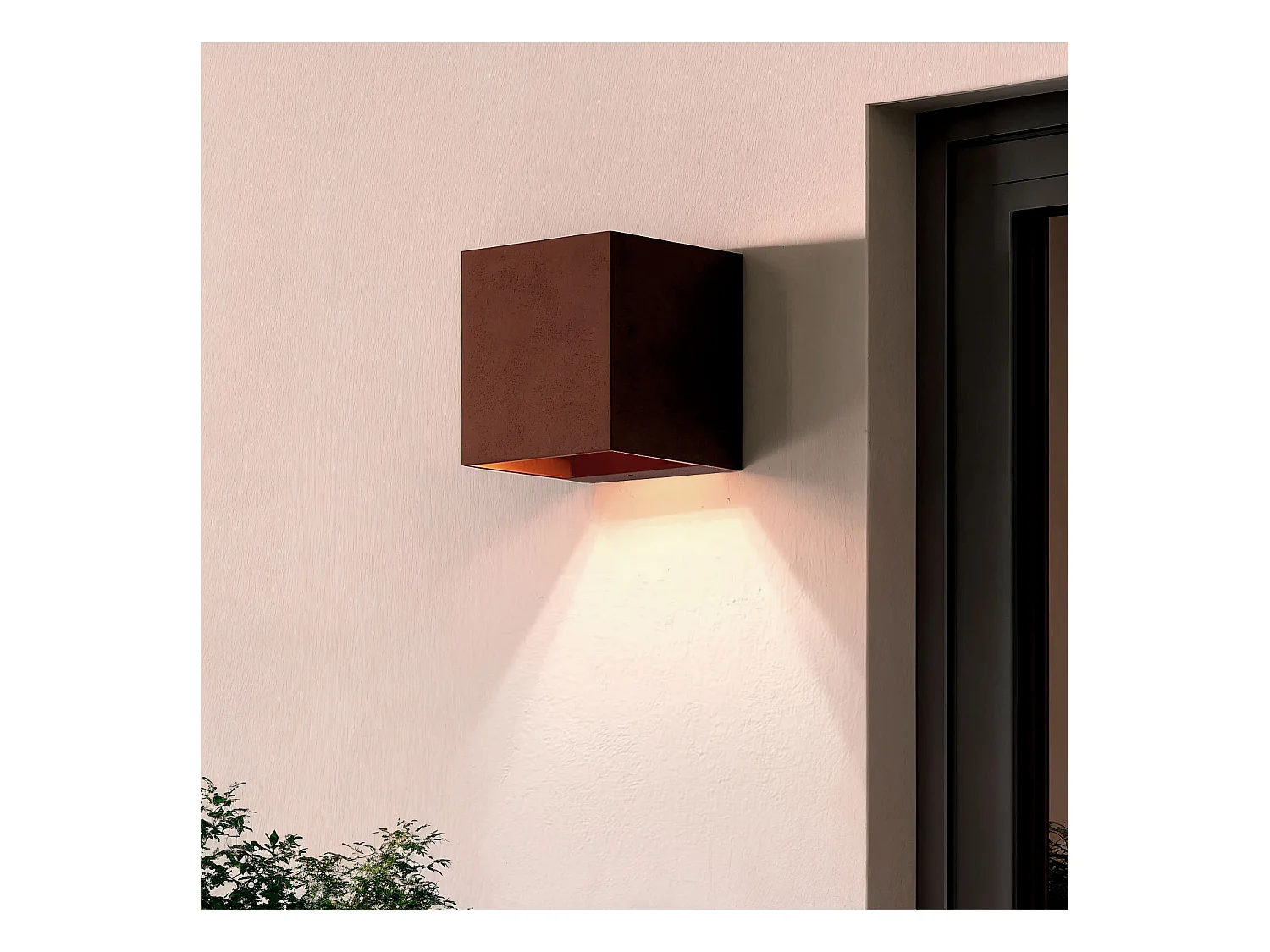 Aplique de Pared Exterior LED 10W Aluminio CCT Seleccionable Zephyr Óxido