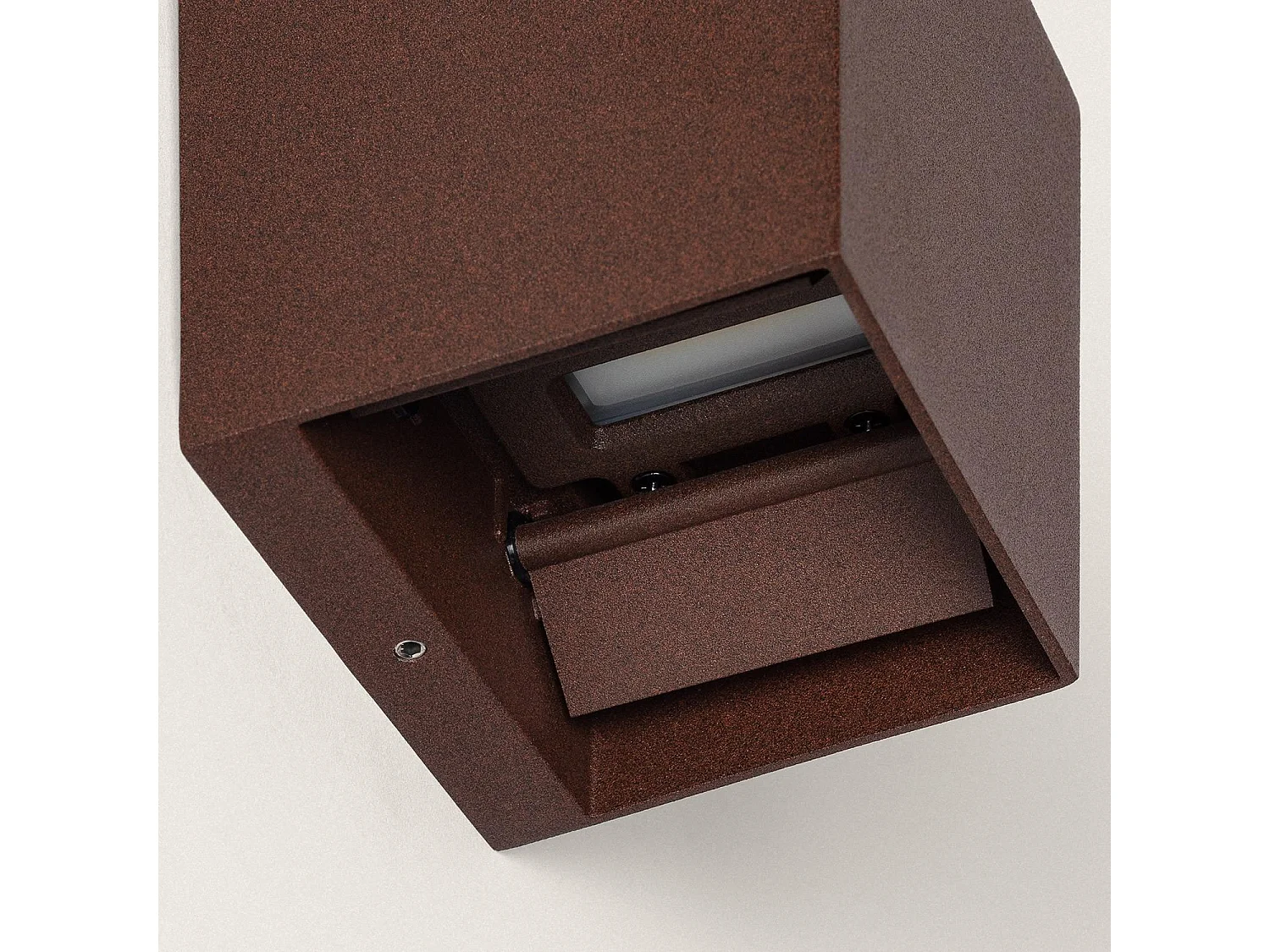 Applique da Parete per Esterno LED 10W Alluminio CCT Selezionabile Denny Ossido