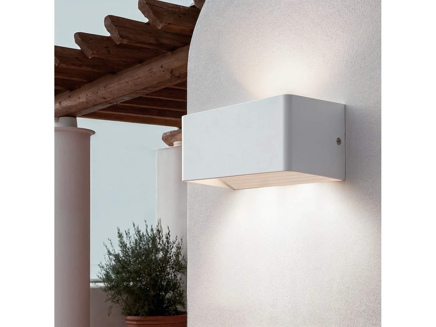 Applique Murale LED 6W Aluminium en Saillie Kawek Blanc