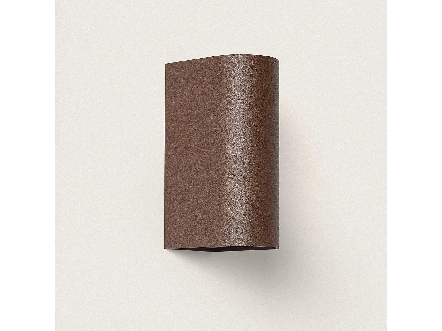 Aplique de Pared Exterior LED 10W Aluminio Iluminación Doble Cara CCT Seleccionable Denny Round Large Óxido