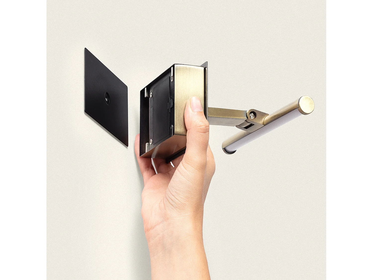 Aplique para Cuadros LED 1.6W Slimlight con Batería Latón