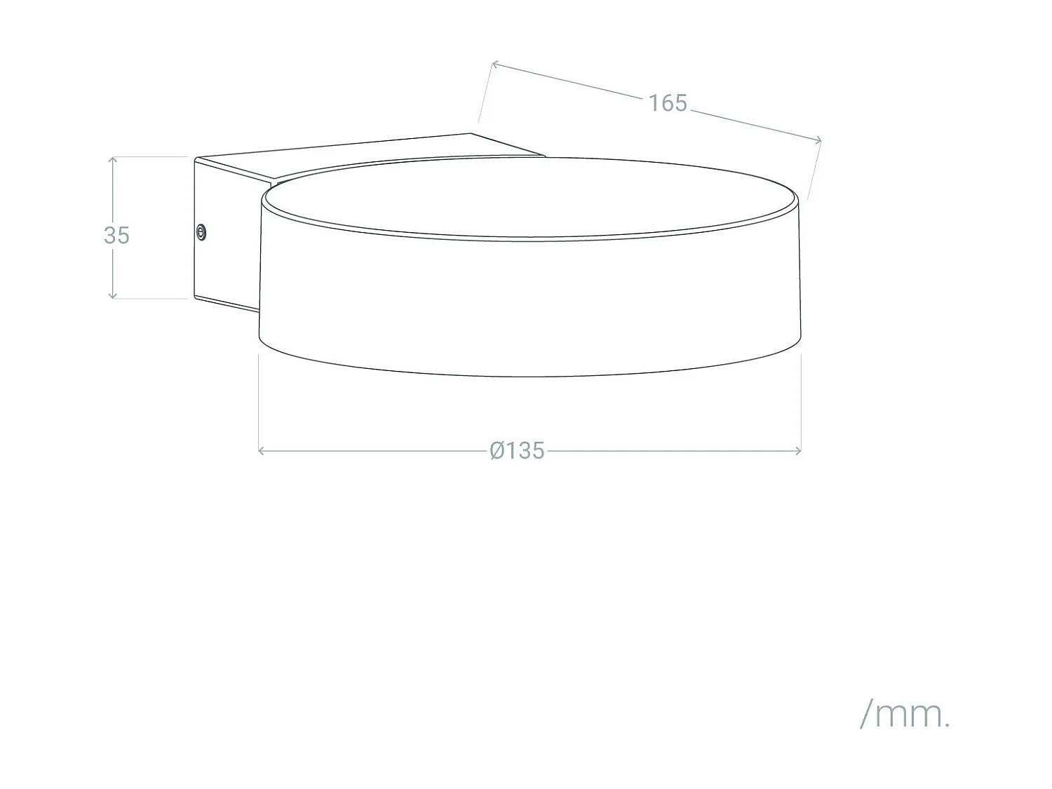 Applique Murale Extérieure Aluminium Nerida 8,3W  Noir