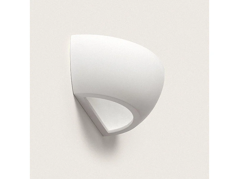 Aplique de Pared Yeso Bexley Blanco