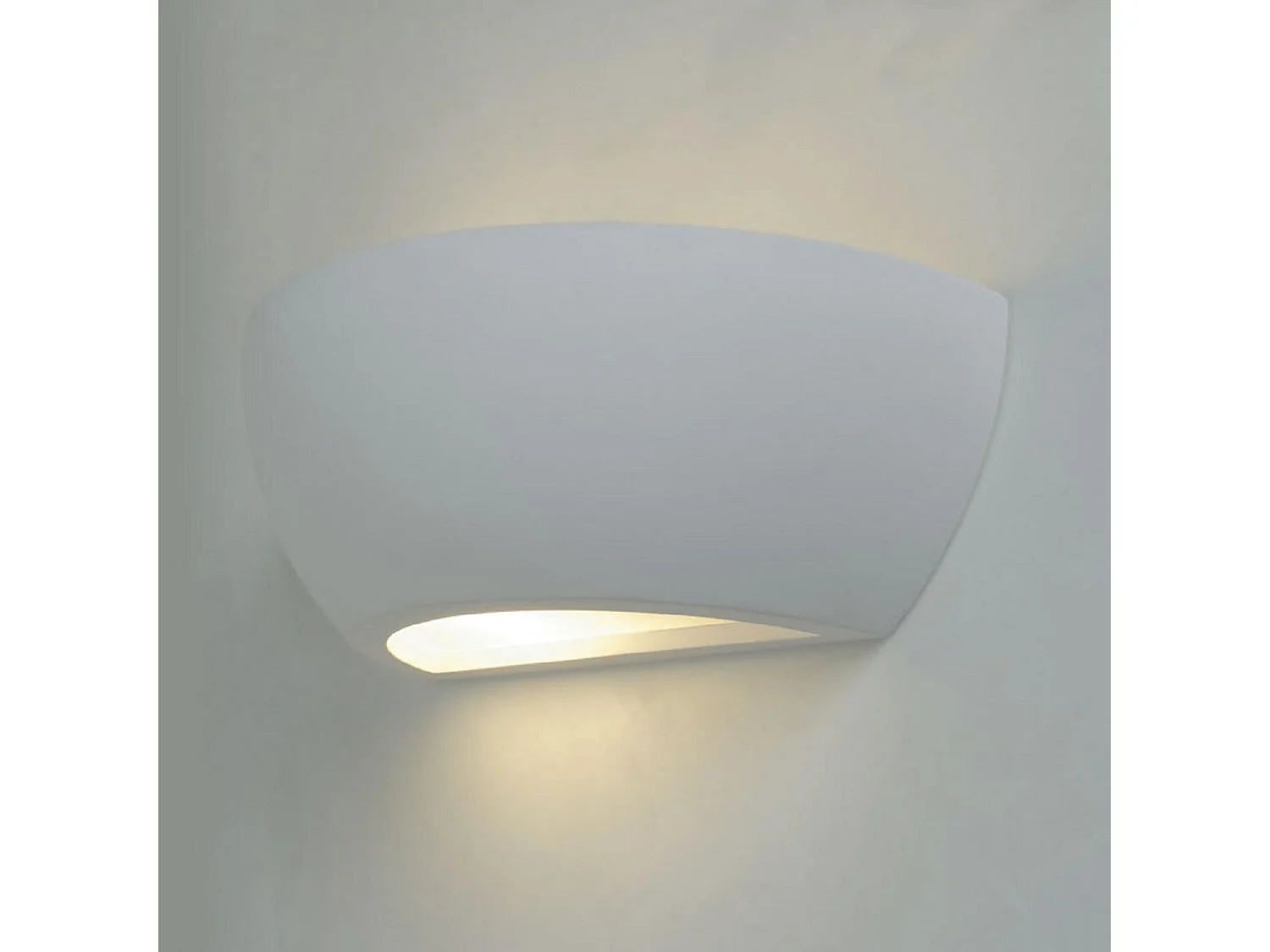 Aplique de Pared Yeso Bexley Blanco