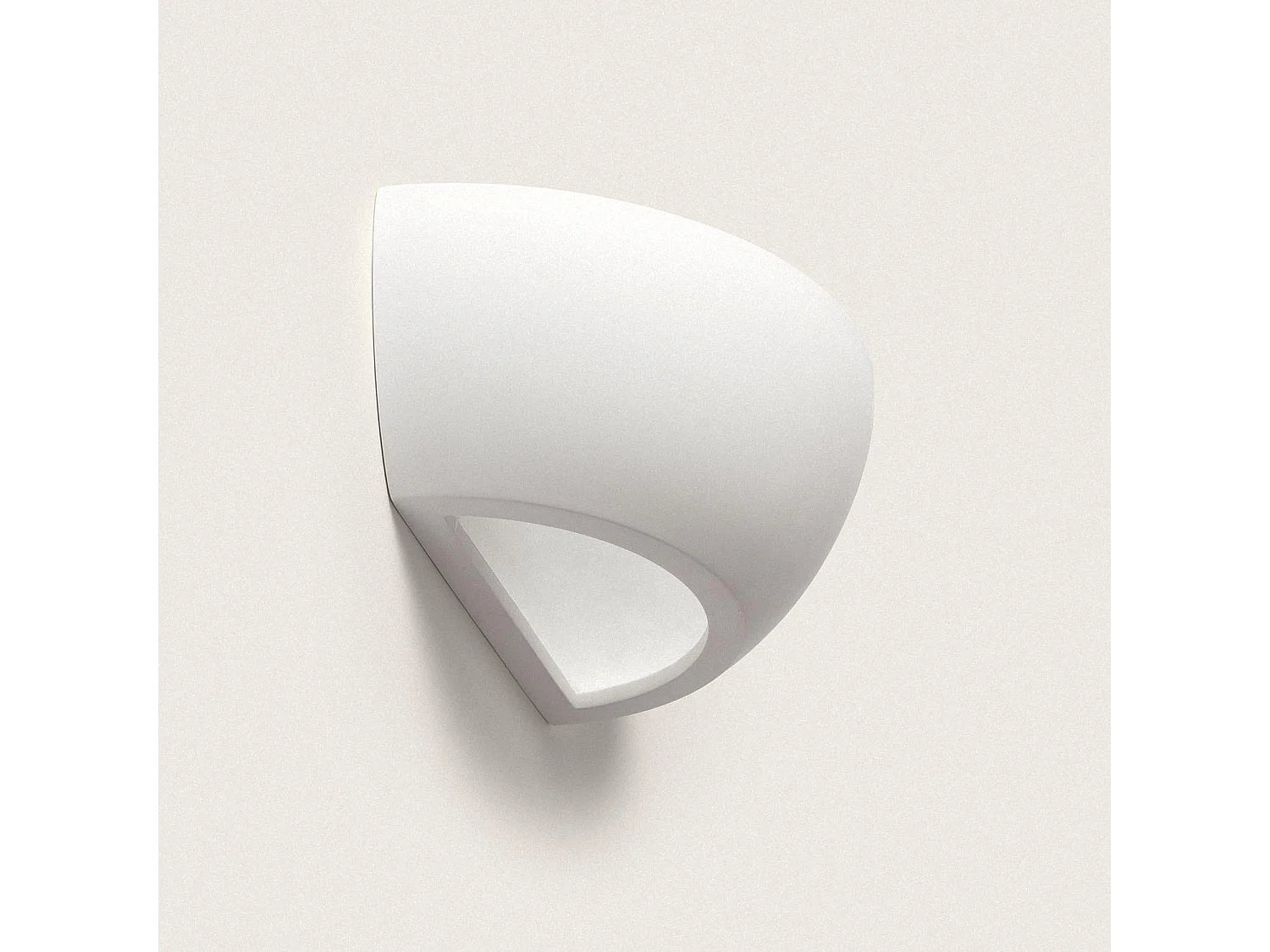 Aplique de Pared Yeso Bexley Blanco