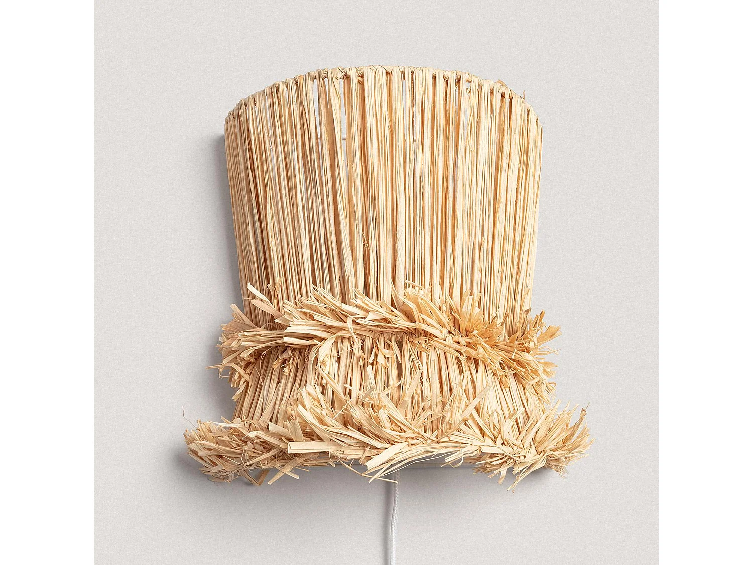 Applique Murale Raphia Alhena ILUZZIA  Naturel