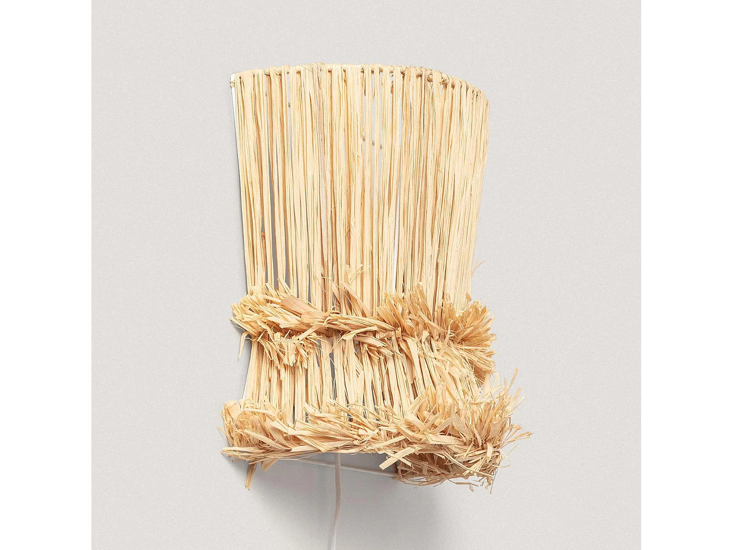 Applique Murale Raphia Alhena ILUZZIA  Naturel