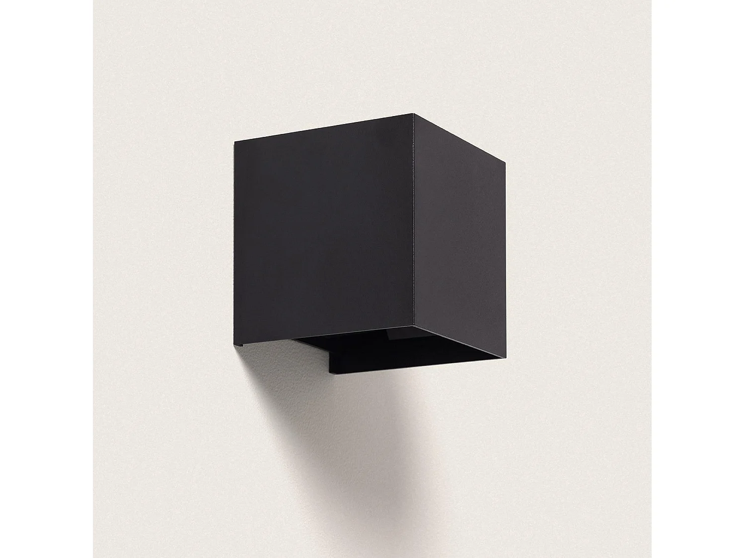 Applique Murale Extérieure LED 6W Aluminium en Saillie Berhus Noir