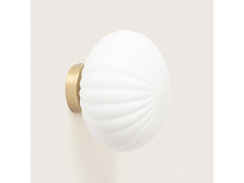 Aplique de Pared Cristal Celina Blanco