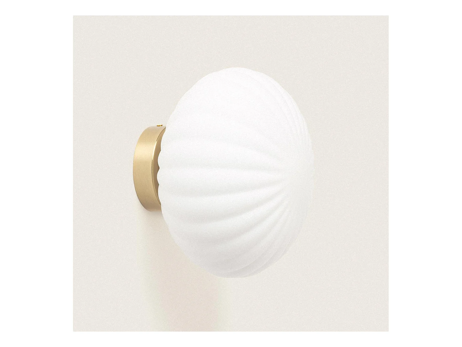 Applique da Parete Vetro Celina Bianco