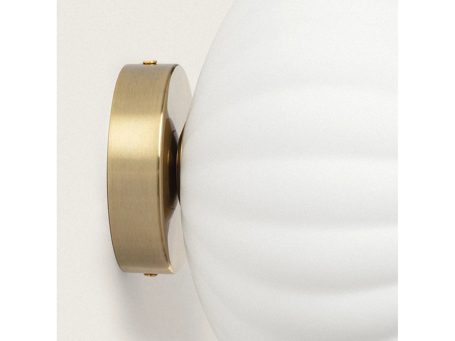 Aplique de Pared Cristal y Metal Celina Blanco