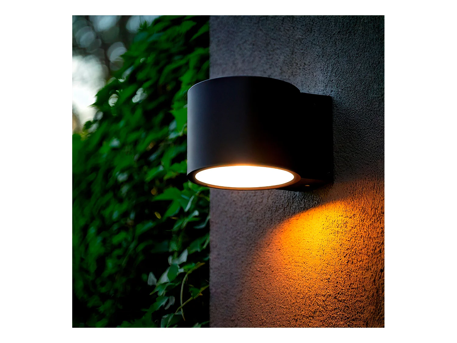 Applique Murale Extérieure LED 7W Aluminium Kudu Noir mat
