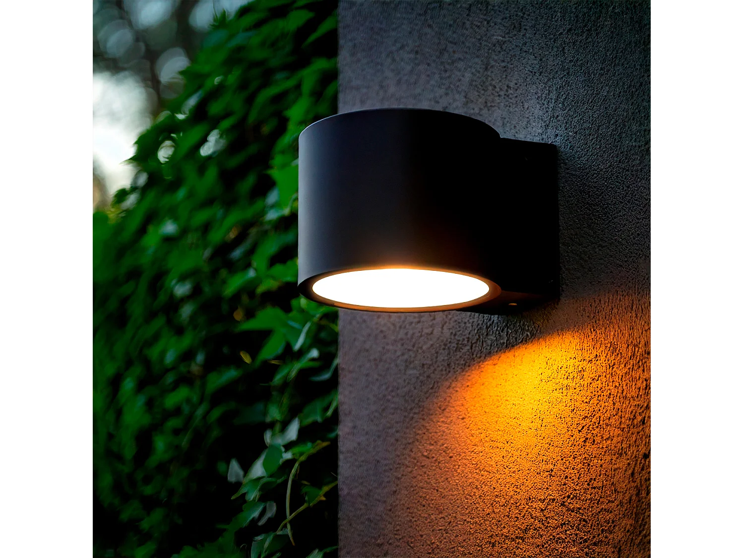 Applique Murale Extérieure LED 7W Aluminium Kudu Noir mat