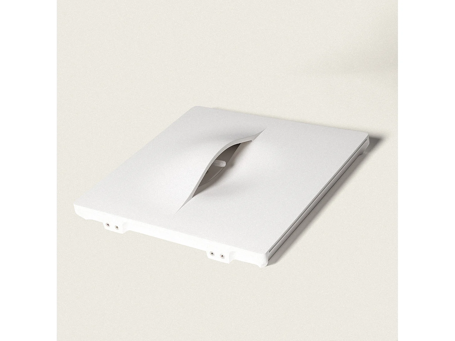 Applique da Parete Integrazione Cartongesso per Lampadina LED G9 Foro 403x403 mm Bianco