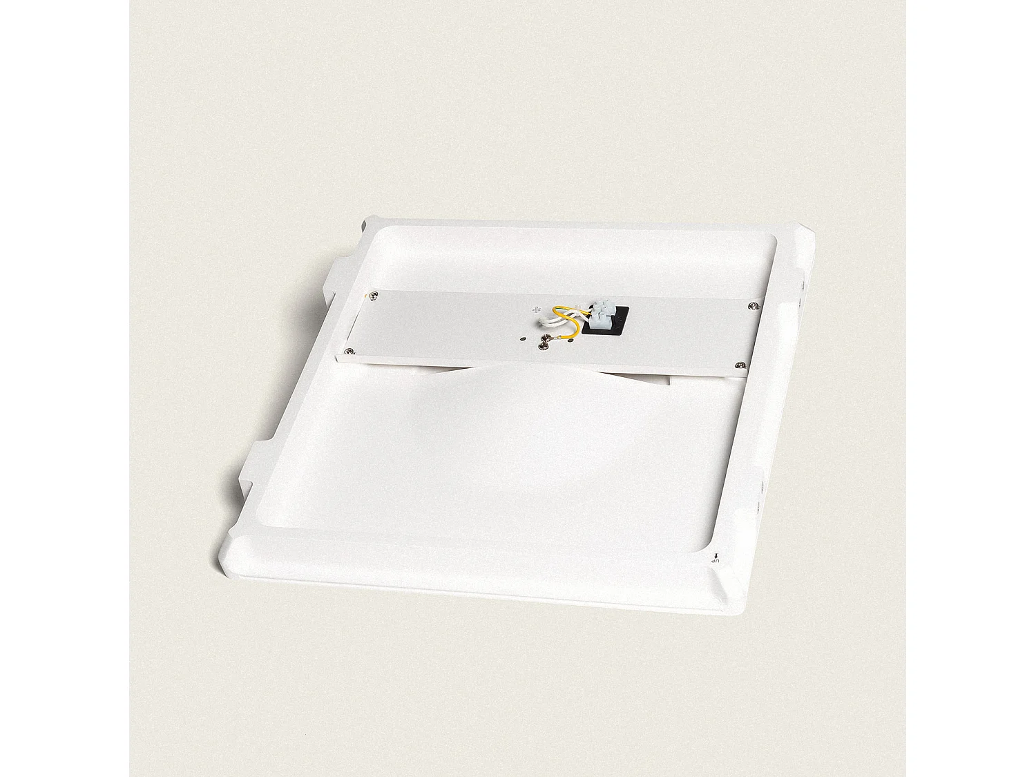 Applique da Parete Integrazione Cartongesso per Lampadina LED G9 Foro 403x403 mm Bianco