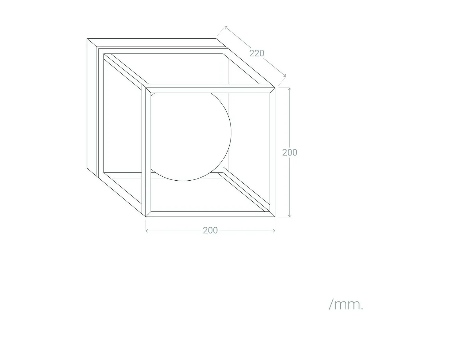 Lampe Murale Extérieure Métal et Verre Tabuk Argent