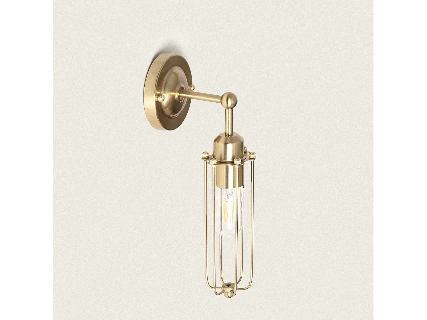 Lámpara de Pared Metal Belino Dorado