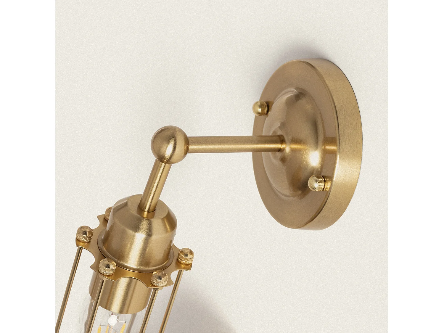 Lámpara de Pared Metal Belino Dorado