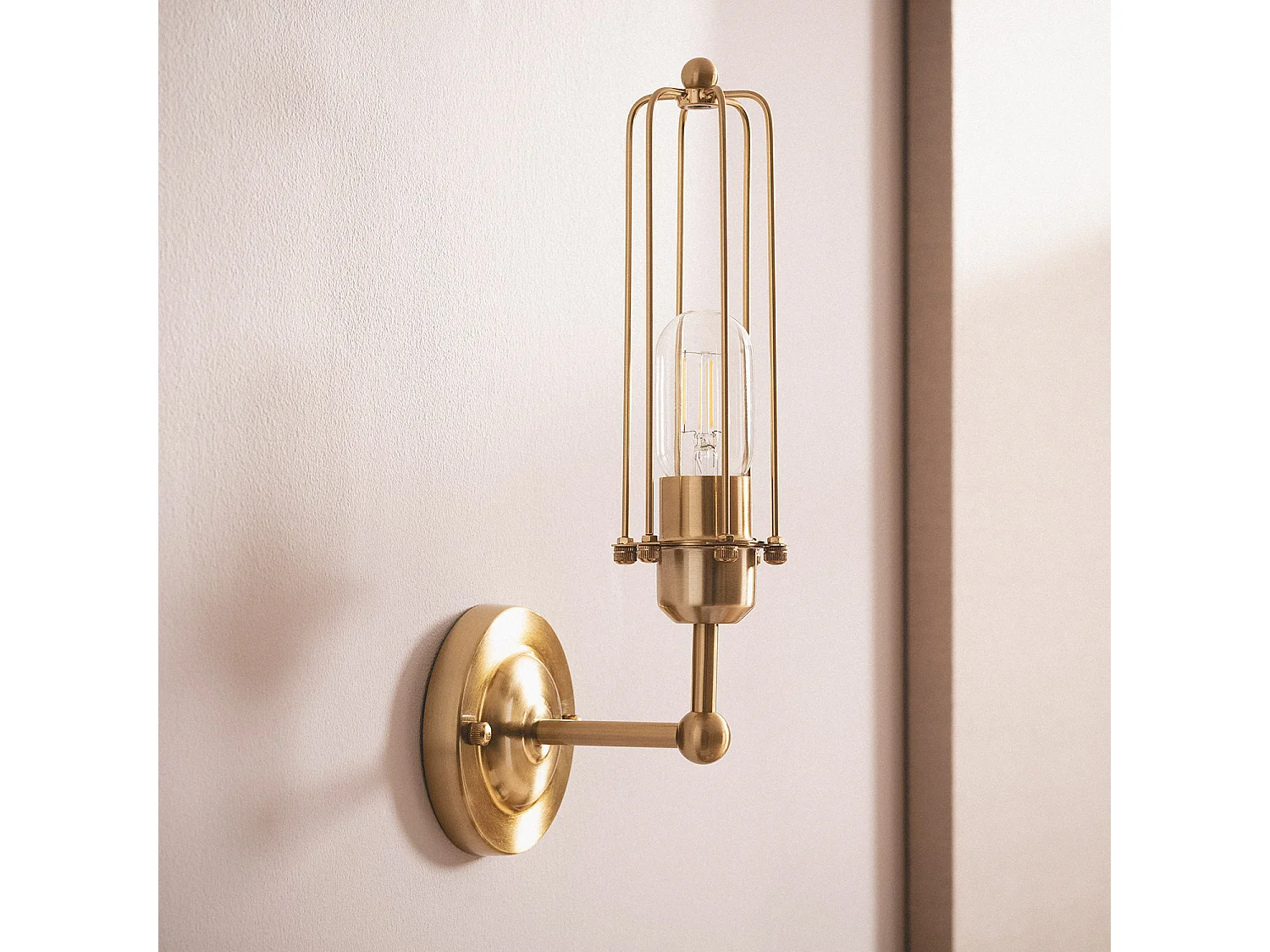 Lámpara de Pared Metal Belino Dorado