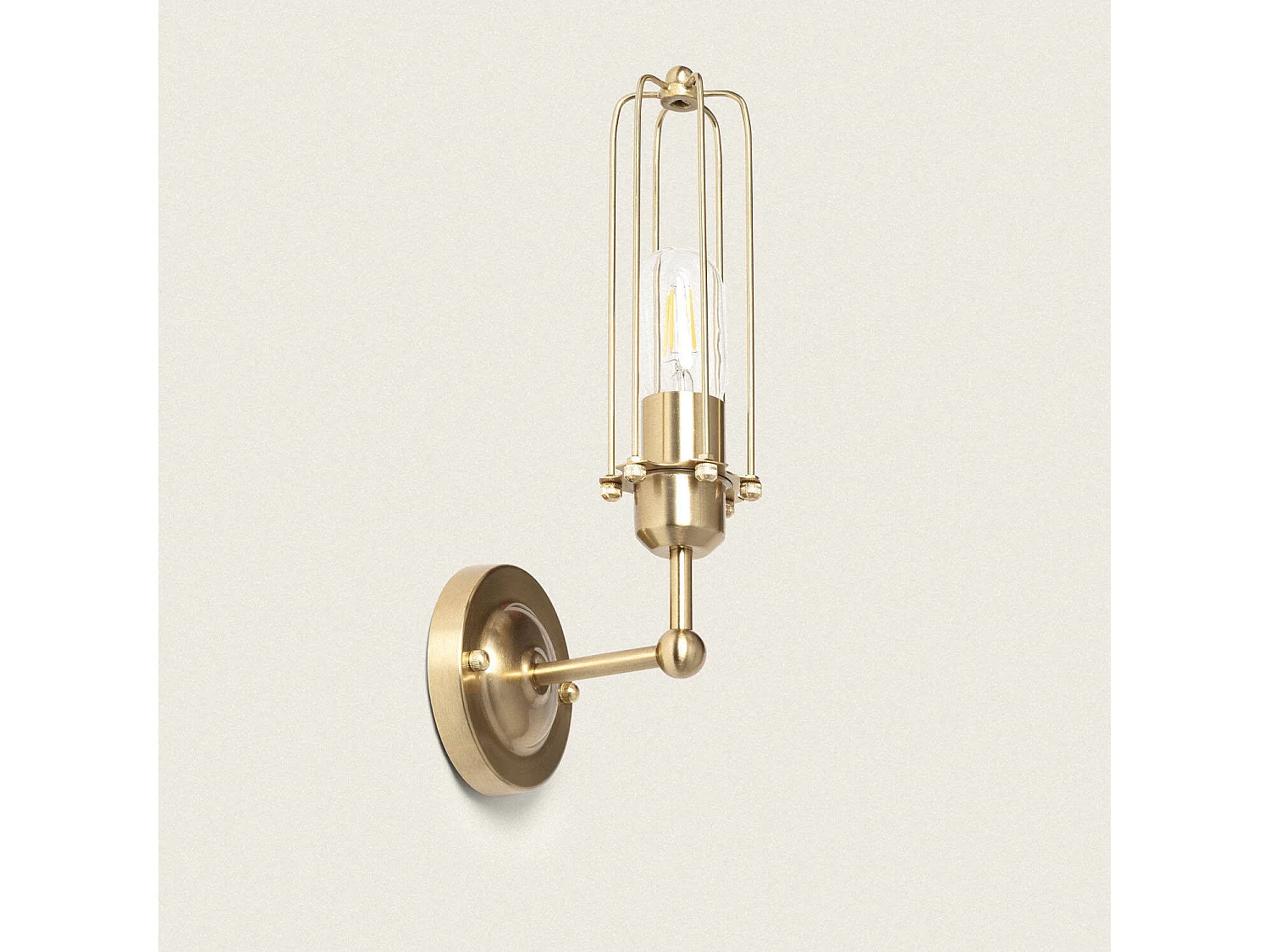 Lámpara de Pared Metal Belino Dorado