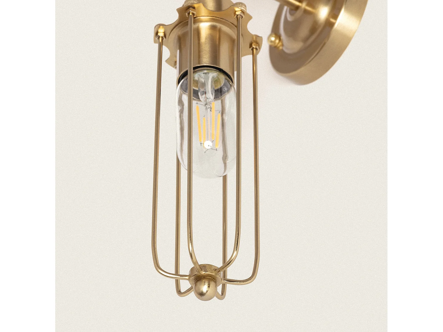 Applique Murale Métal Belino Doré