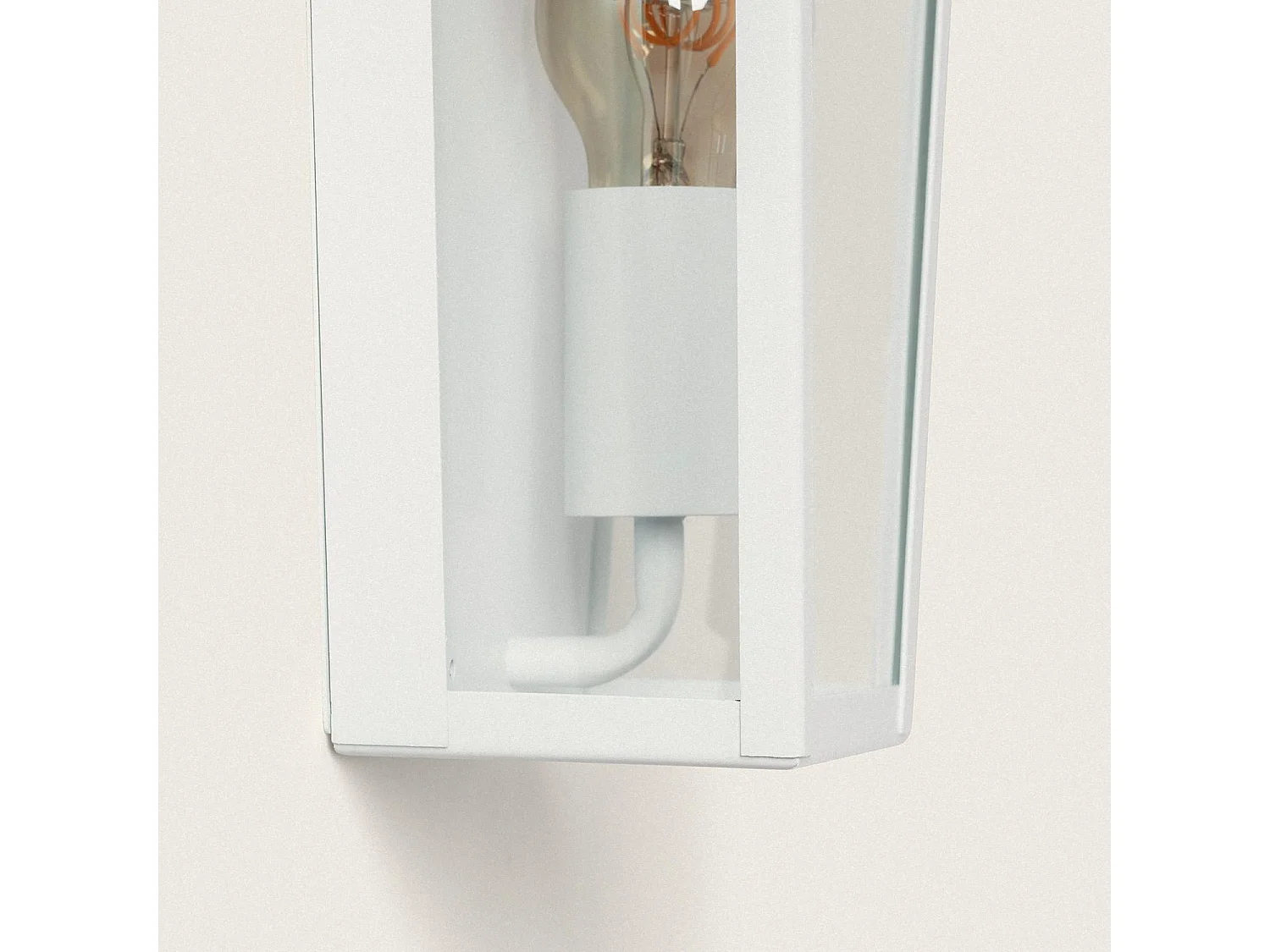 Applique Murale Extérieure Acier Inoxydable Zinnia Blanc