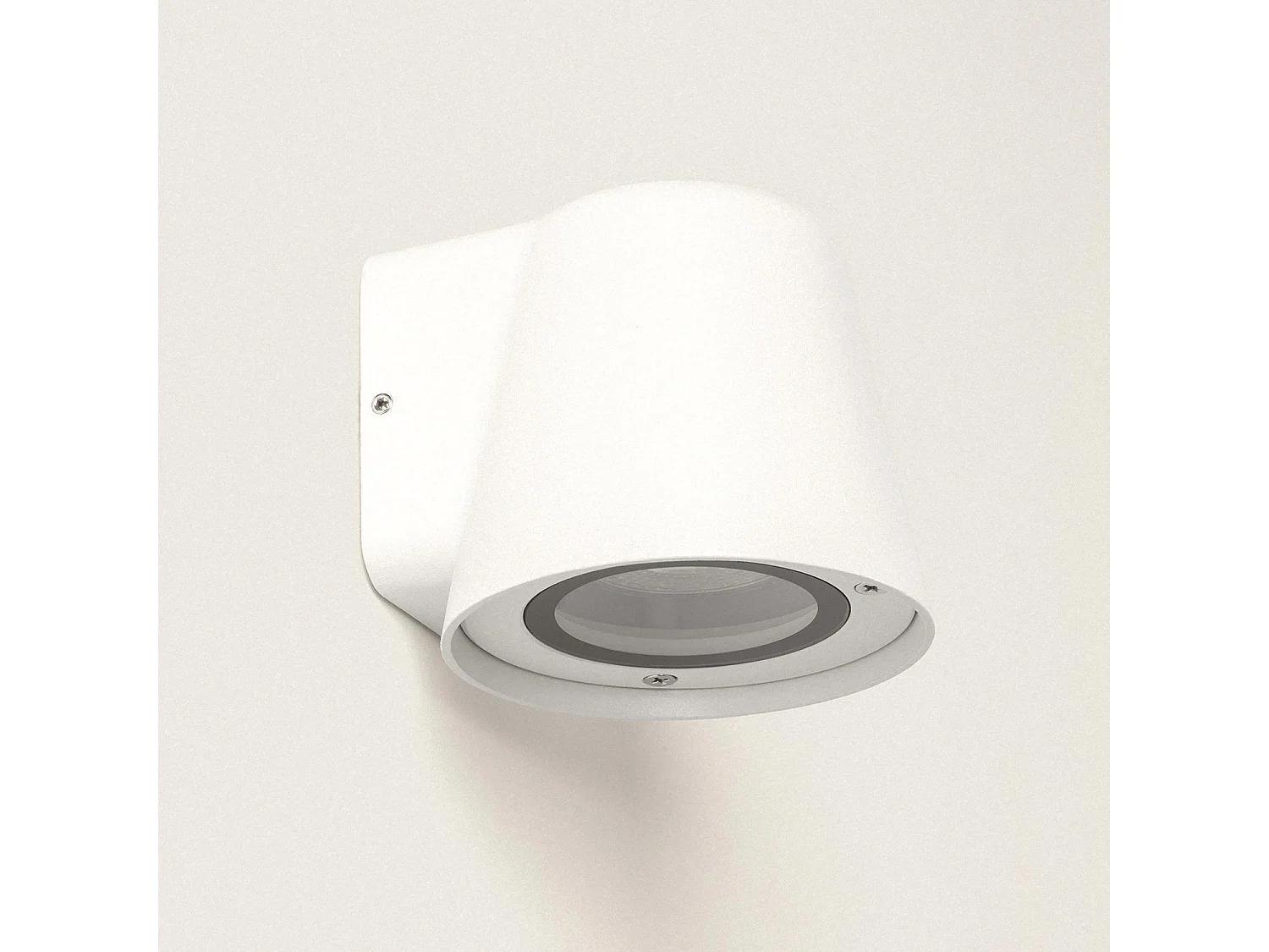 Applique Murale Extérieure Aluminium Darjan Oroco II Blanc