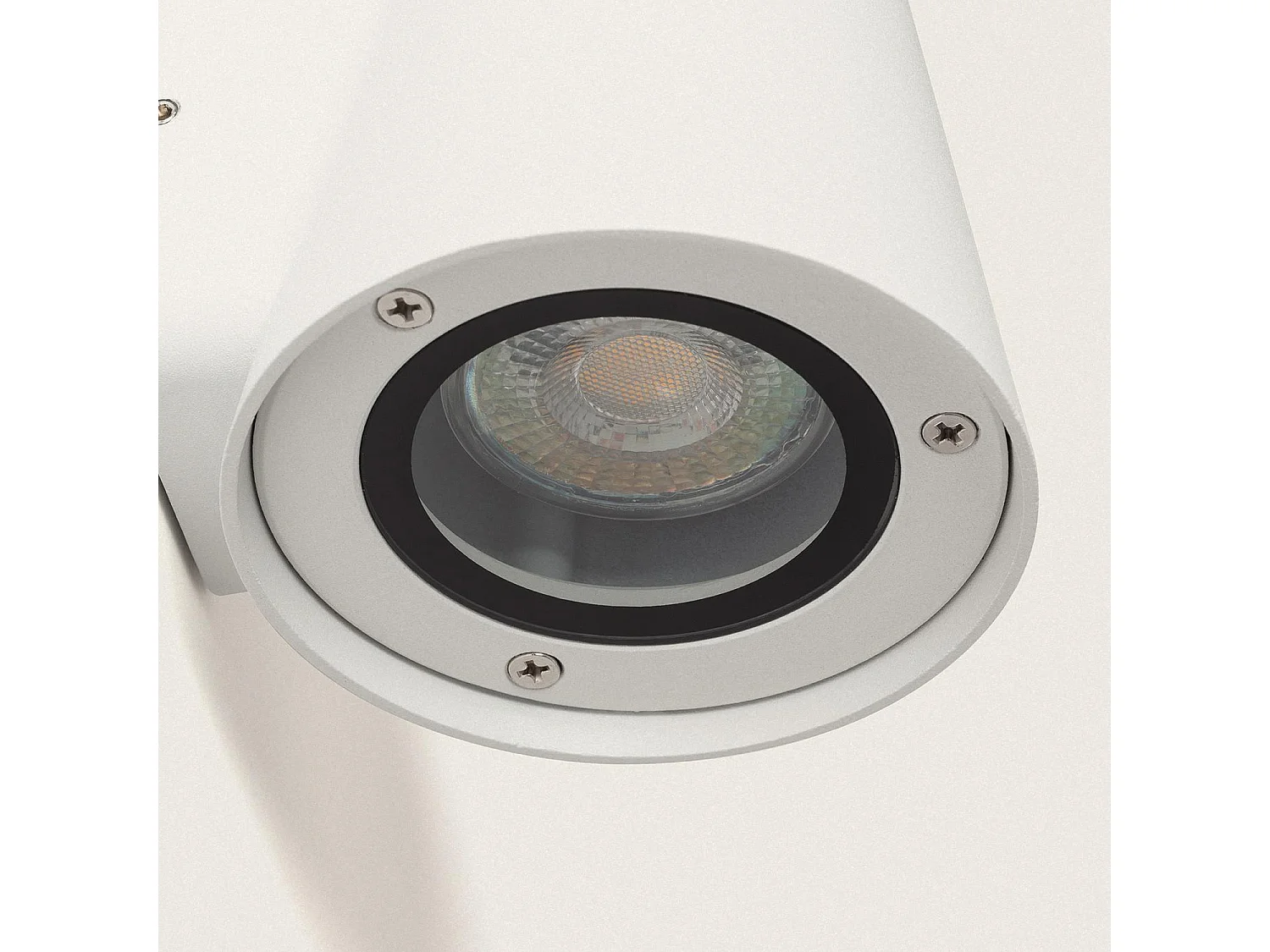 Applique Murale Extérieure Aluminium Darjan Oroco II Blanc