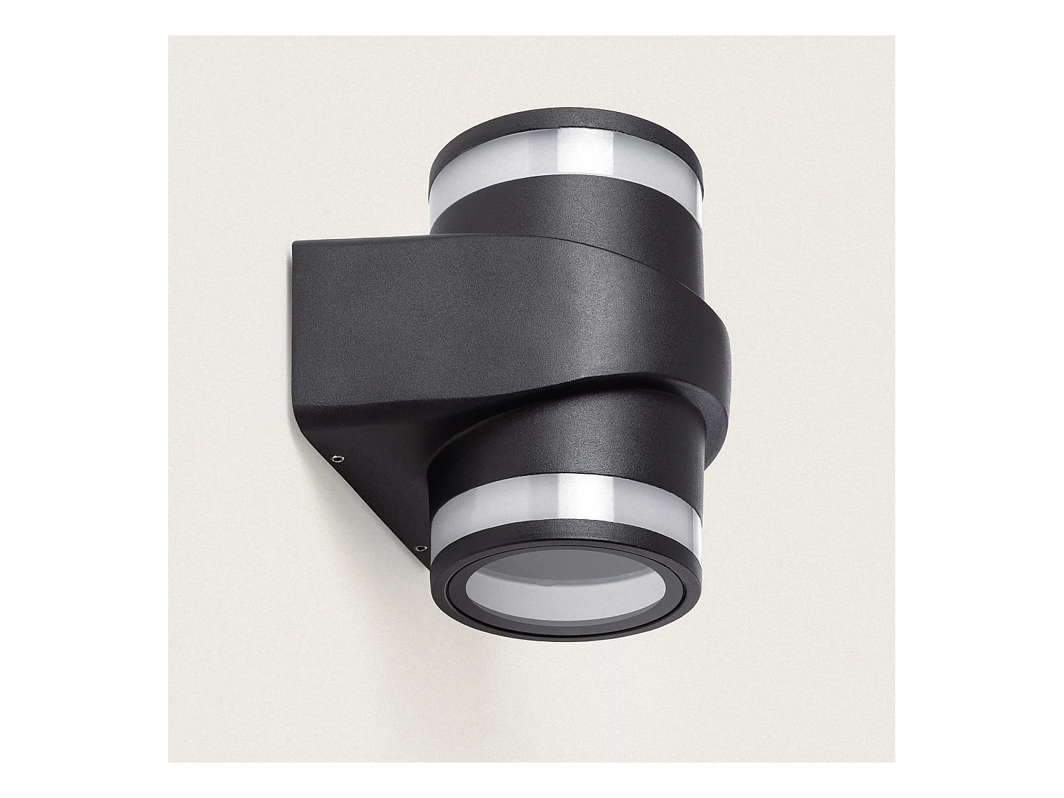Applique Murale LED Extérieure 10W Aluminium en Saillie Neky Duo Noir