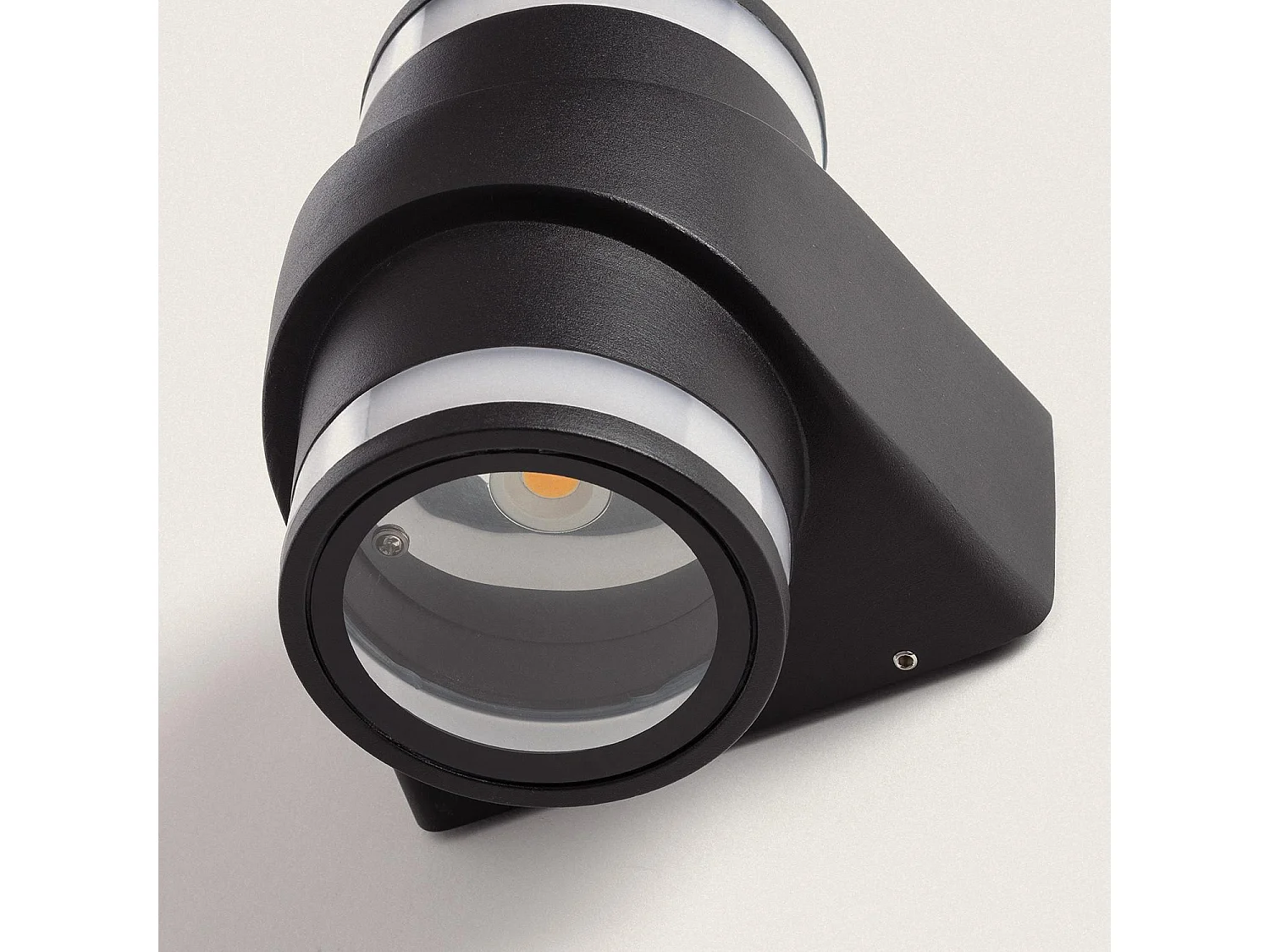 Applique Murale LED Extérieure 10W Aluminium en Saillie Neky Duo Noir