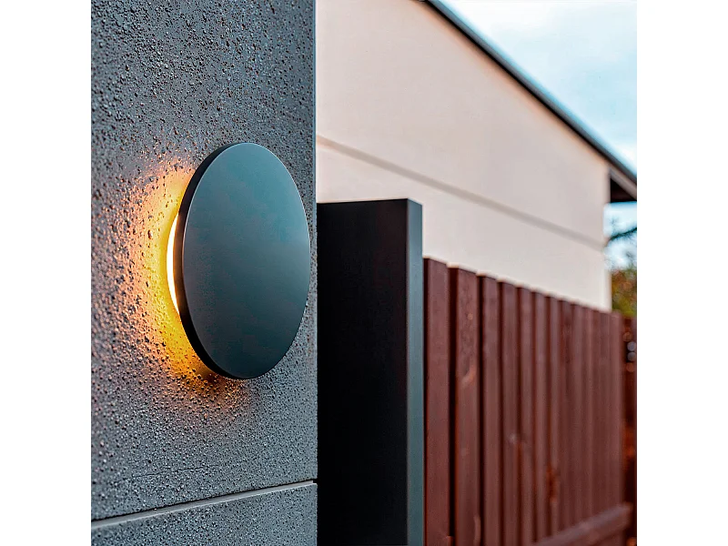 Aplique de Pared Exterior LED 10W Aluminio CCT Seleccionable Blekkom S Óxido