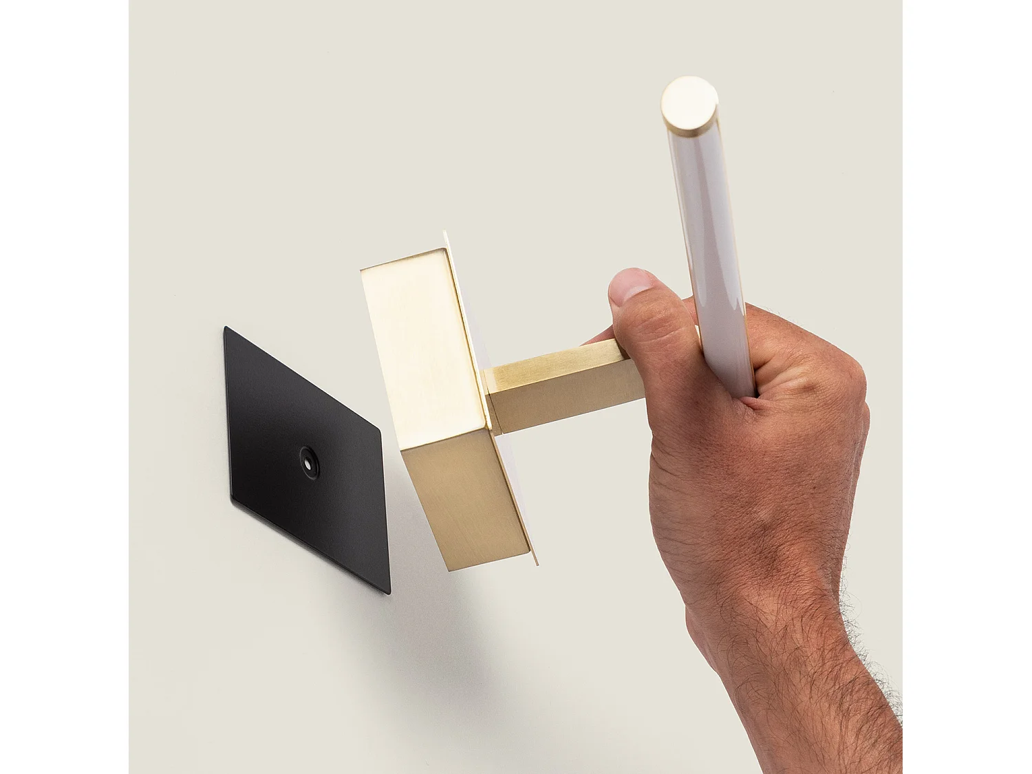 Applique LED pour Cadres 1,8W Slimlight à Piles Laiton