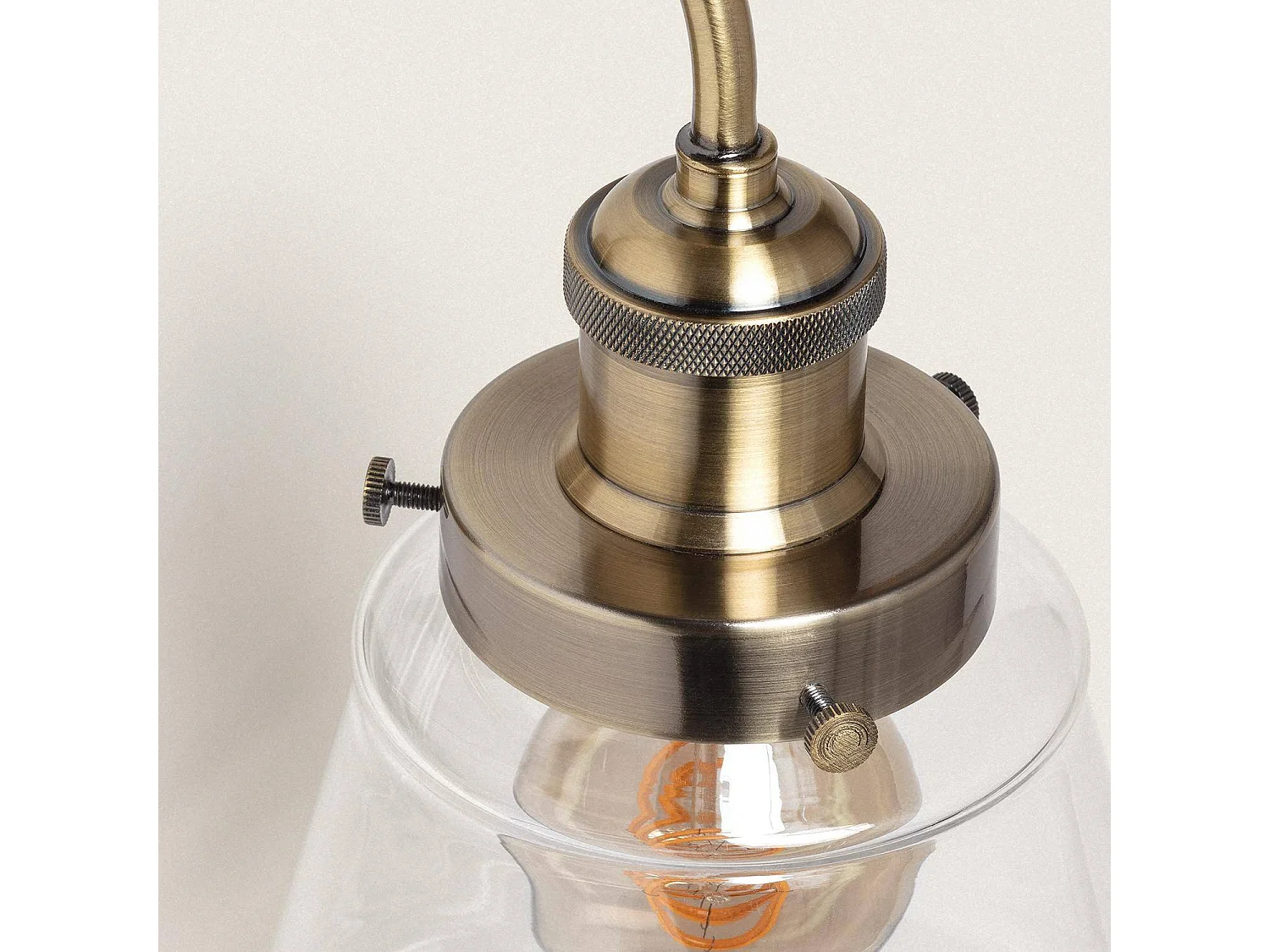 Lámpara de Pared Cristal Ticiano Dorado